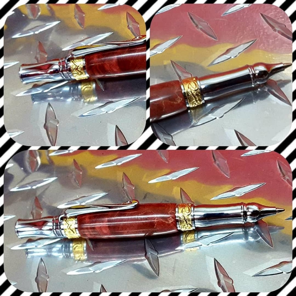 Handcrafted Multicolor Ballpoint Pen - Picture 5 of 5